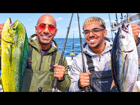 N3on & Fousey Become Fishermen for a Day!