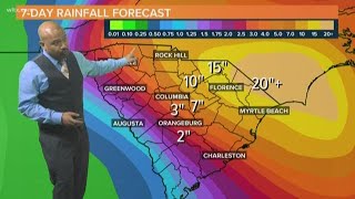 12PM Florence Update: Flooding Rains Coming to South Carolina