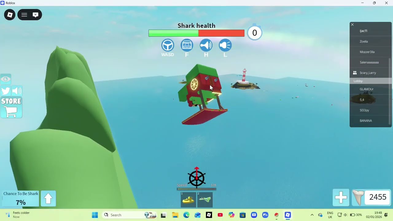 Sharkbite flying train glitch (ROBLOX)