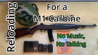 WWII Reloading ASMR - M1 .30 Carbine