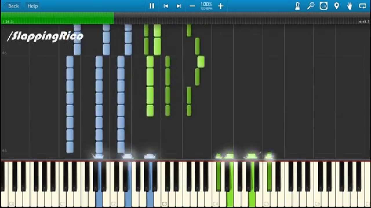 Europe (Mark Fowler arr) - The Final Countdown - Piano - Synthesia