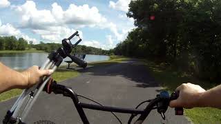 Drill Battery Powered Quad Cycle: 3D printed Bosch battery adapter