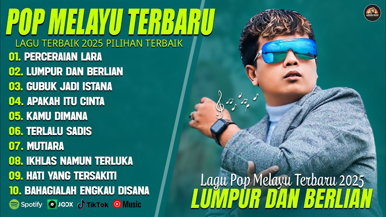 PERCERAIAN LARA (LIRIK) FULL ALBUM TERBAIK (MIX) LUMPUR DAN BERLIAN - LAGU POP MELAYU TERBARU 2025