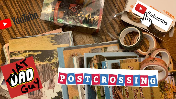 Postcrossing Washi Tape Haul and a Postcard Bundle Gift