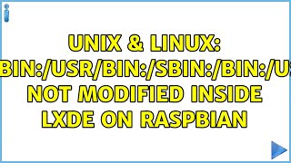 Unix & Linux: $PATH not modified inside LXDE on Raspbian (2 Solutions!!) Net Worth