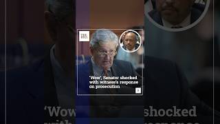 'Wow', Senator Shocked With Witness's Response On Prosecution