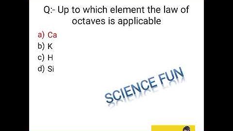 MCQ of Periodic classification of elements class 10 (part 2) #ncert #shorts