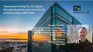 Experiences Porting the SU3_Bench Microbenchmark to the Intel Arria 10 and Xilinx Alveo U280 FPGAs