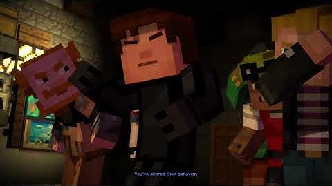 Minecraft: Story Mode Part 19! (Getting out of the end Portal!) A Minecraft Story For Kids!