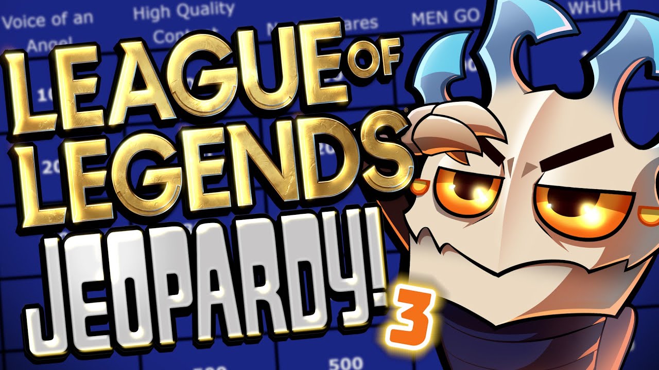 League of Legends Jeopardy but literally EVERYTHING goes wrong