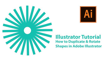 Learn How to Duplicate and Rotate Shapes in Adobe Illustrator | Tutorial for beginners