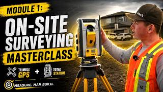 Module 1: On-Site Surveying Masterclass with Trimble GPS & Total Station