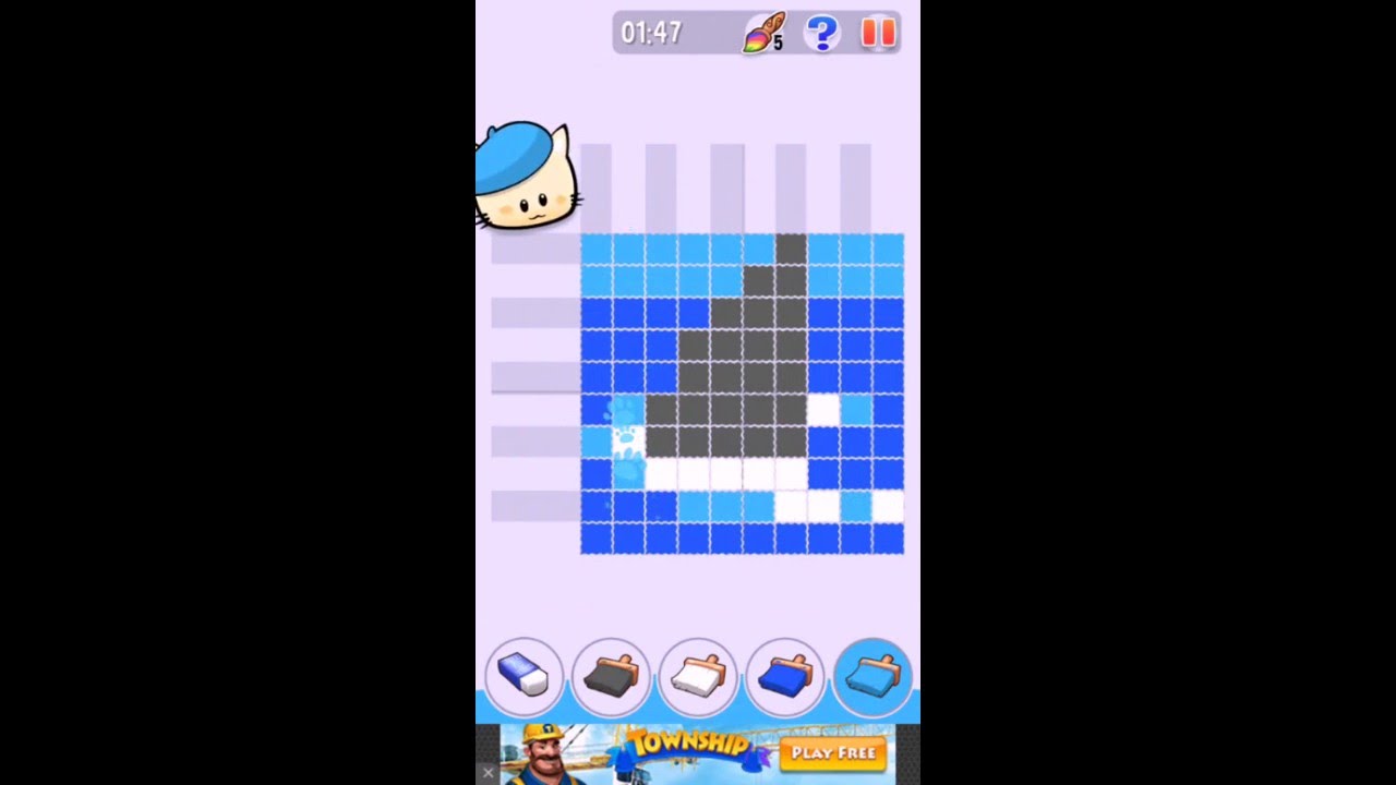 Hungry Cat Picross - Normal Gallery 1 walkthrough