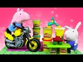 George e seus amigos encontraram Play-doh! Histórias com brinquedos da Peppa Pig em português