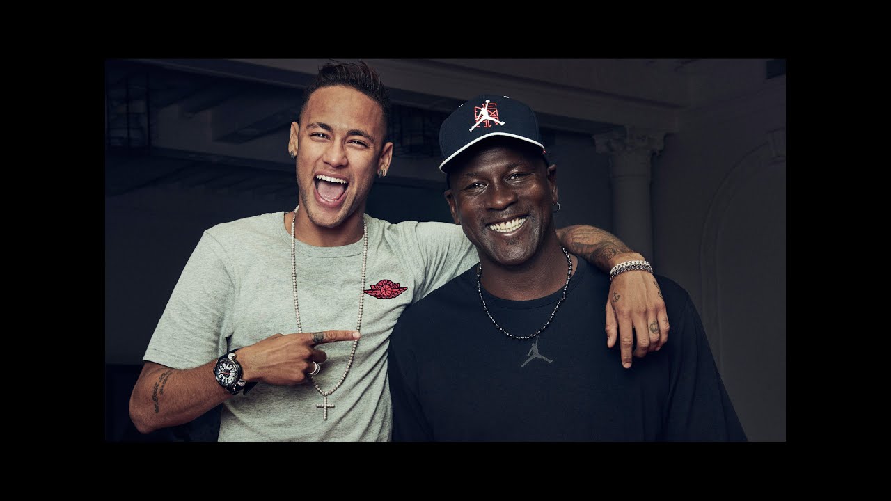 Michael Jordan And Neymar Celebrate At Terminal 23 - YouTube