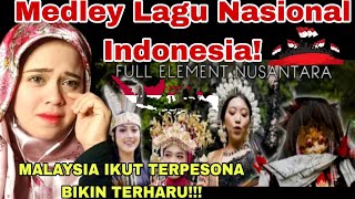 THIS IS SO MASTERPIECE ❗❗ MEDLEY 4 LAGU NASIONAL INDONESIA BIKIN SEBAKK MERINDING!!!! | MALAY REACT