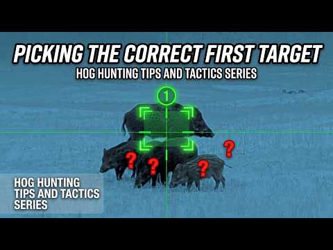 HOG HUNTING TIPS AND TACTICS PICKING THE CORRECT FIRST TARGET