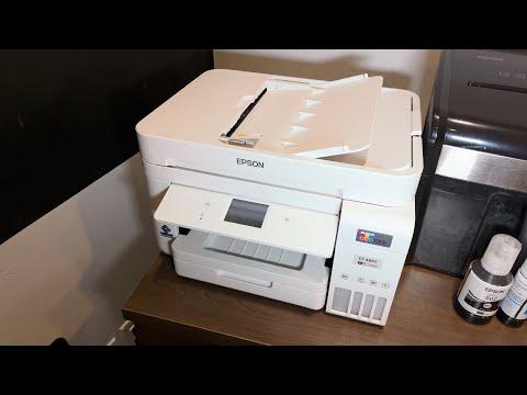 Видео: Epson Ecotank ET 4850 Wireless Printer - Inexpensive Ink