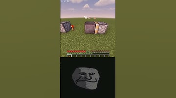 Piston Minecraft Logic 🤯 [Troll Face ] Part 6 #shorts #minecraft #trending #logic