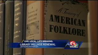 Jefferson Parish library millage will fund 95 percent of operations, maintenance