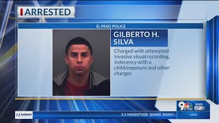 El Paso Police officer arrested for alleged indecency with a child, invasive visual recording