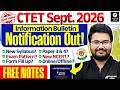 CTET 2026 Information Bulletin | CTET Notification | CTET Form Fill Up Date, Exam Date by Danish Sir