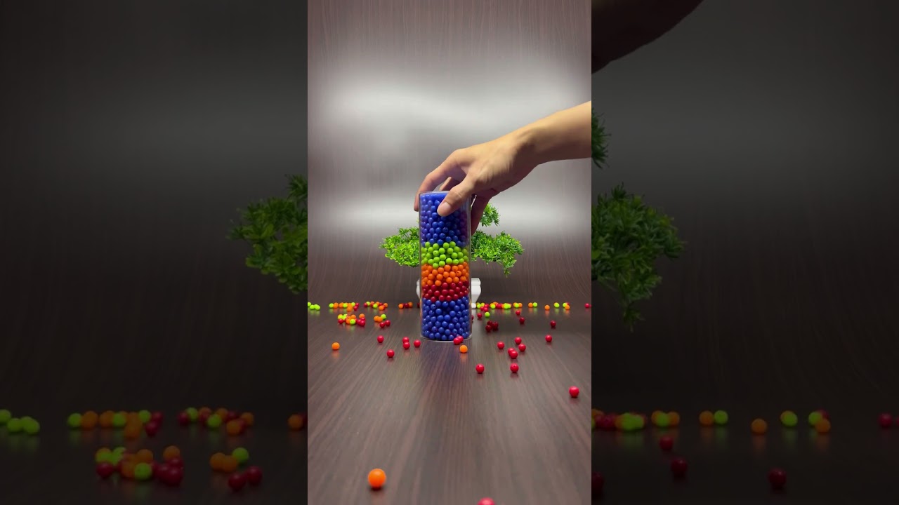 Reverse Beads Video ASMR | Hypnotic Marble Drop 🔁 