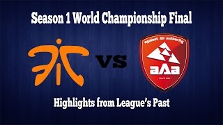 TL;DW - FNC vs aAa - Season 1 World Championship - Game 1 - Highlights from League's Past