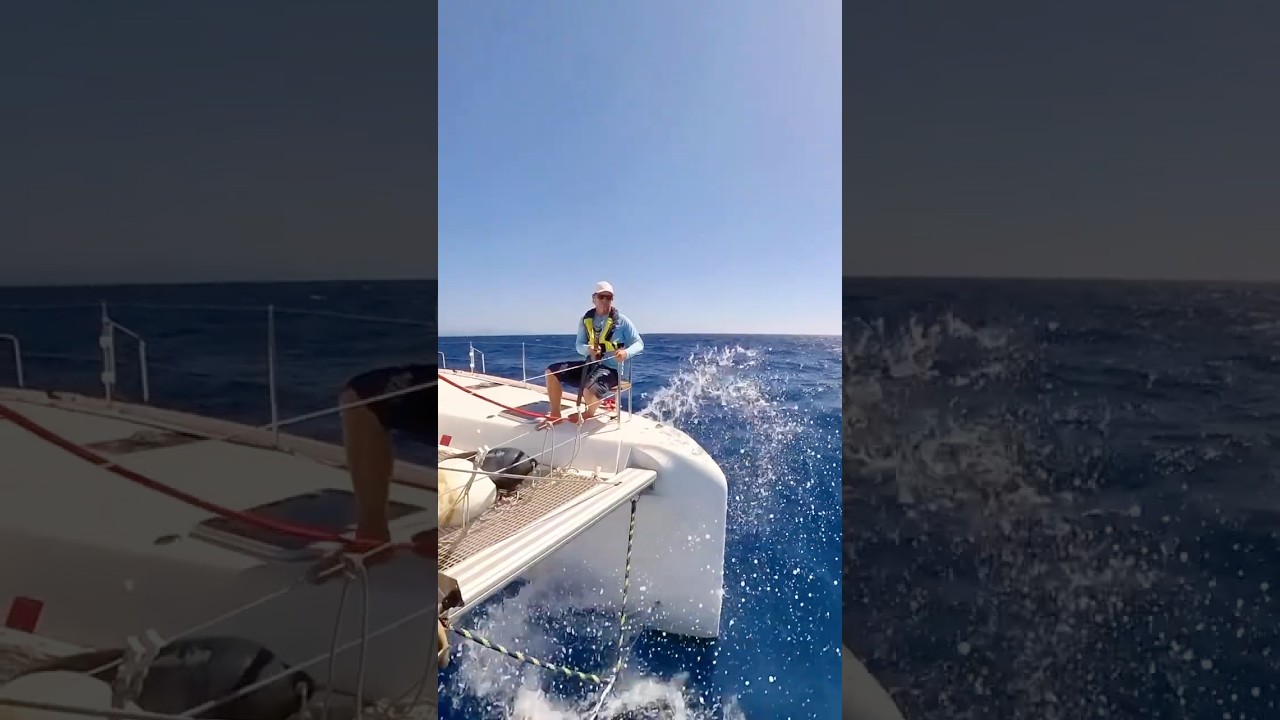 This is what full-time catamaran living looks like #BoatLife #Greece #FamilyAdventure