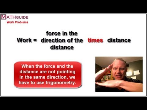 Work Problem: Force times a Distance - YouTube