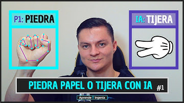 JUEGO: PIEDRA PAPEL O TIJERA con VISION ARTIFICIAL e IA | Python OpenCV MediaPipe