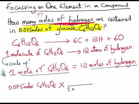 element compound mole