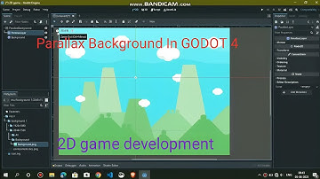 Making a parallax background ( infinite background) in Godot 4 in hindi |
