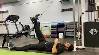 3 way Cable straight leg pulldown
