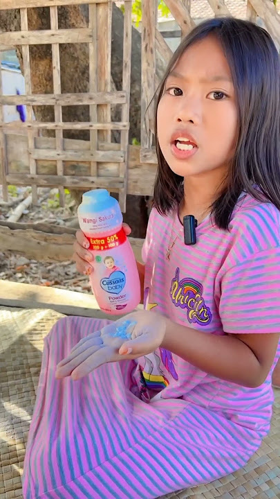 Mainan bedak adek😱#sambilancuan #shortvideo #adadishort