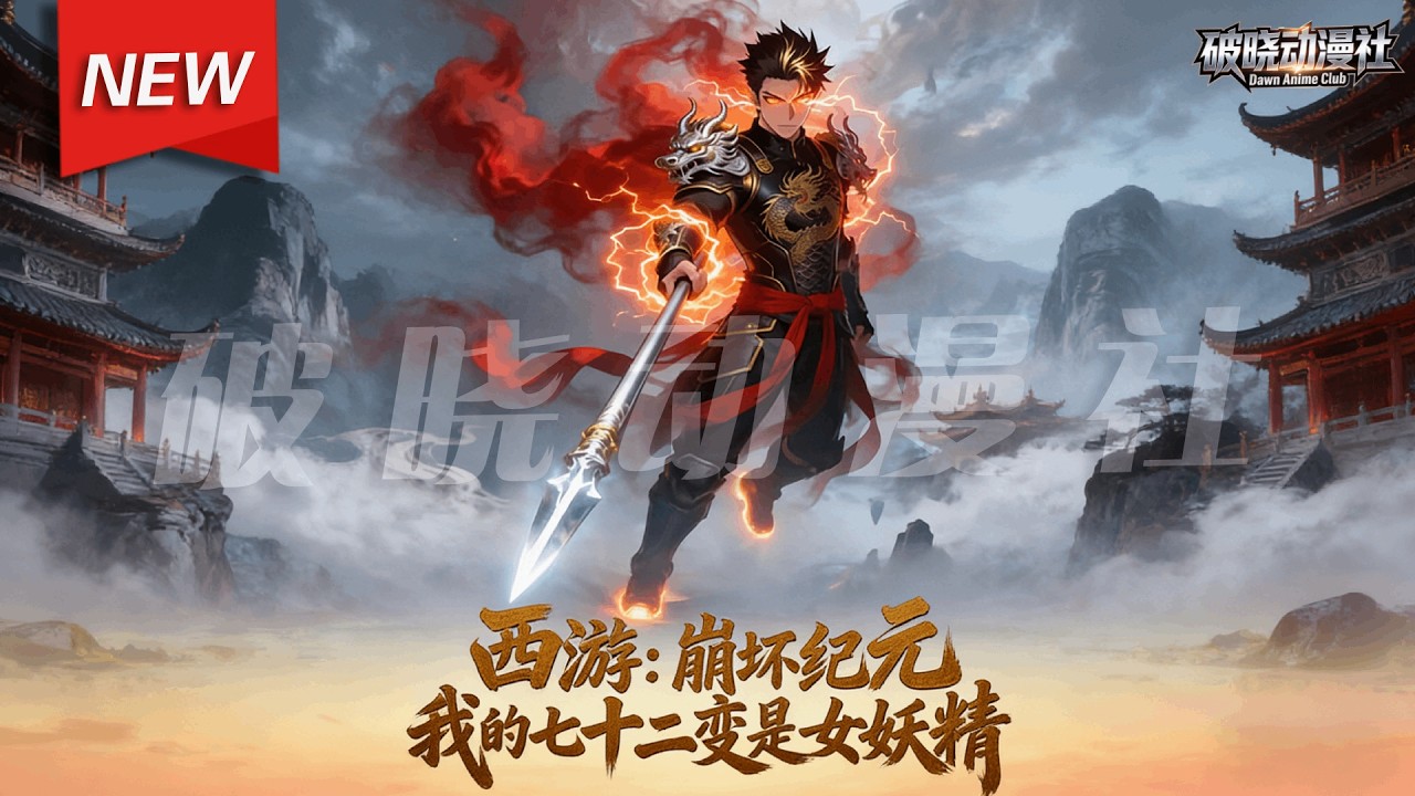 MULTISUB📢新番上线《西游：崩坏纪元，我的七十二变是女妖精》第1~80集丨实验体孙彻从废土苏醒，失去记忆，却觉醒禁忌能力“混沌核心”——通过与特定目标建立深度链接，踏上逆向西行之路。#破晓动漫社