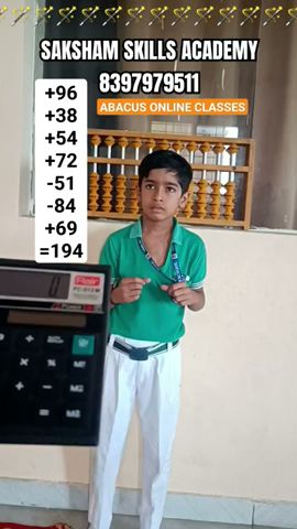 ABACUS Level 2 | Addition \u0026 Subtraction Video | Saksham Abacus Academy #maths #school #kids #shorts