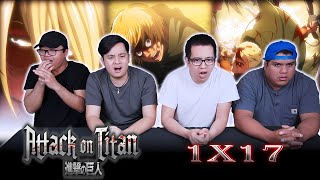 First Time Watching Attack on Titan Episode 1x17 | REACTION