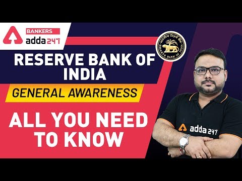 Reserve Bank Of India | All You Need to Know About RBI | General Awareness | Banking Awareness