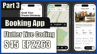 [Flutter] Flutter Live Coding EP2263 (Booking App UI Part 3)