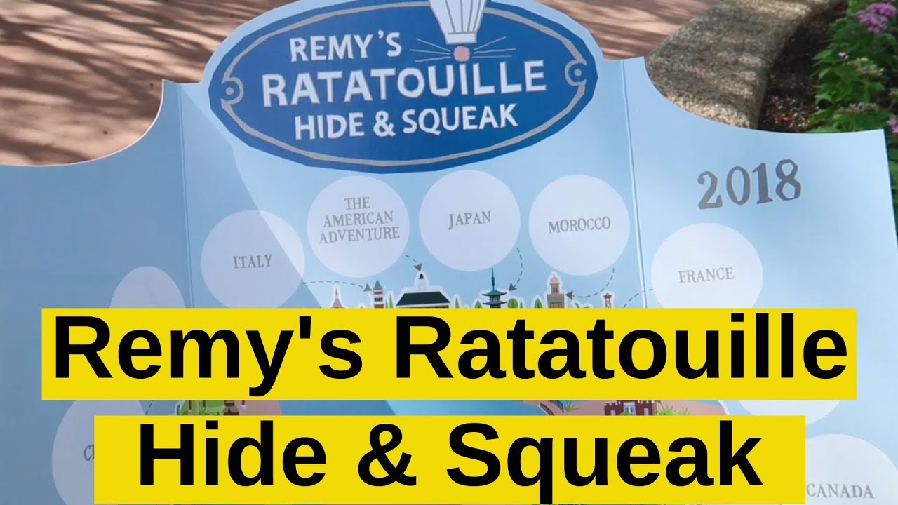 Remy's Ratatouille Hide & Squeak 2018