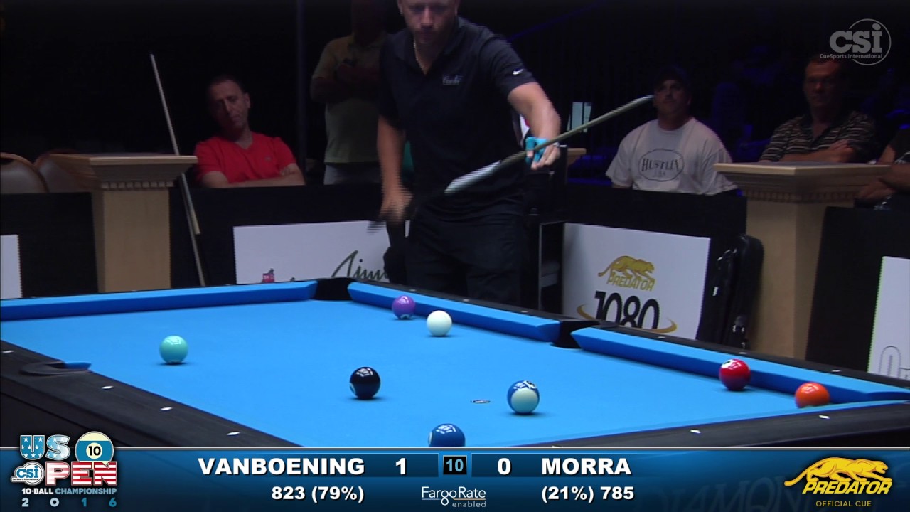 2016 US Open 10-Ball: Shane Van Boening vs John Morra