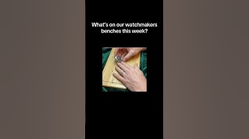 Andrew talks through some of the watches we are working on this week. #watch #horology  #service