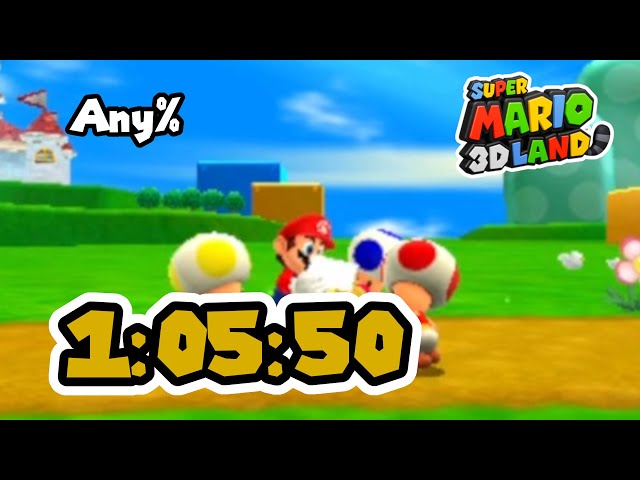 RTA】スーパーマリオ3Dランド Any% 1:05:50 - Super Mario 3D