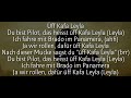 BRADO MERO Kafa Leyla Official HQ Lyrics Text