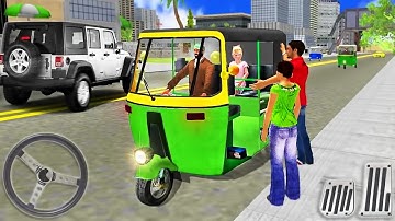 Modern Tuk Tuk Rickshaw Driving Simulator - City Auto Driver - Android GamePlay