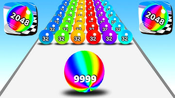 Ball Run 2048 - All Levels Gameplay Android,ios game Mobile Game (Levels 14-15)