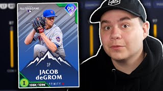 i hit TWO HOMERUNS with 99 JACOB DEGROM in his debut!!