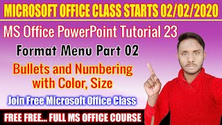 MS powerpoint tutorial 23 || format menu part 2 || in hindi || by dev bind || technical dev