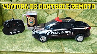 Viatura polícia civil Minas Gerais PCMG em miniatura